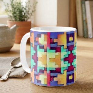 Bright Abstract Southwest Coffee Mug