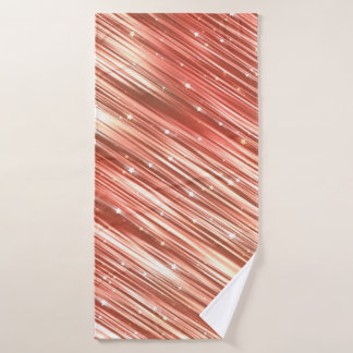 Bright abstract vintage background with glitterabs bath towel