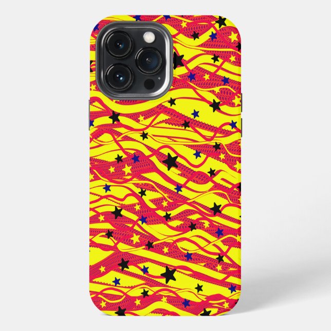 Bright abstracted iPhone case (Back)