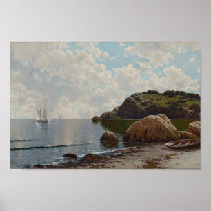 Bright Afternoon Seascape Poster