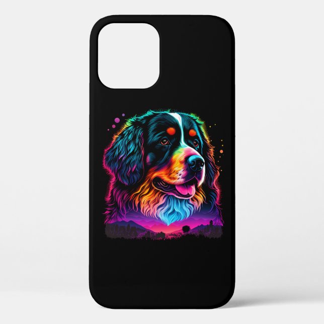 Bright and Beautiful Bernese Mountain Dog Case-Mate iPhone Case (Back)