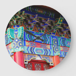 Bright and Beautiful Palace Art on a Large Clock