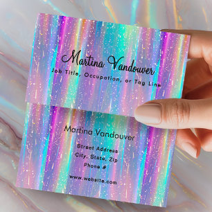 Bright and Bold Colorful Rainbow Business Card