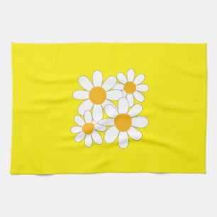 Bright and Bold Daisy Kitchen Towel