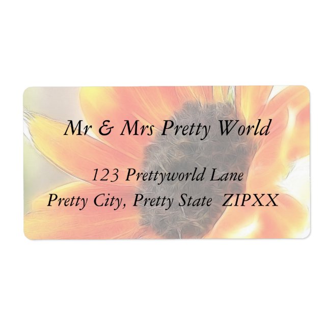 Bright and bold sunflower (Front)