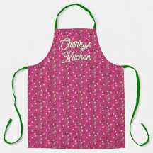 Bright and Cheerful Cherry All-Over Print Apron