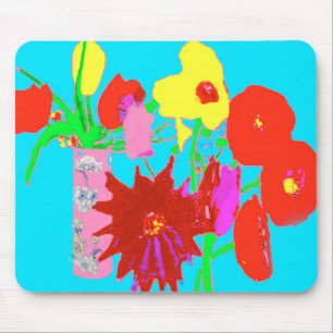Bright and Cheery Flowers Mousepad