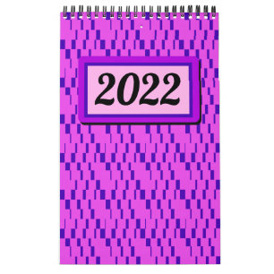 Bright and Colorful Retro Graphic Calendar