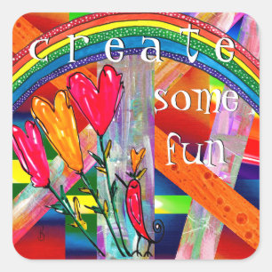 Bright and Colourful Create Some Fun Stickers