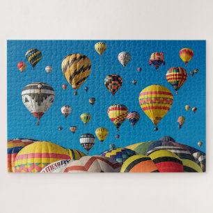 Bright and Colourful Hot Air Balloon 1014 pc Puzzl Jigsaw Puzzle