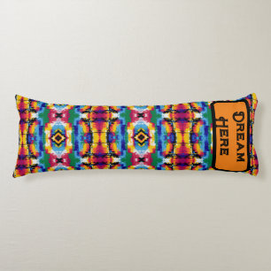 Bright and Colourful throw Fleece Blanket Body Pillow