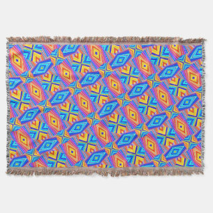 Bright and Colourful Unique Pattern Throw Blanket