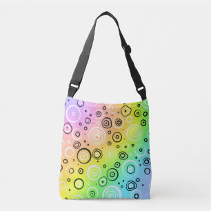 Bright And Colourful Unique Rainbow Design! Crossbody Bag