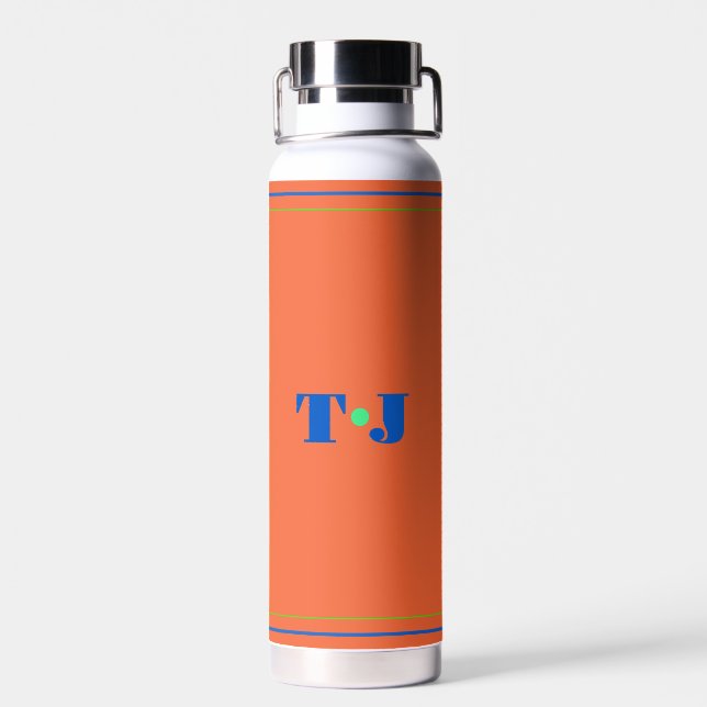 Bright and Colourful Water Bottle (Back)
