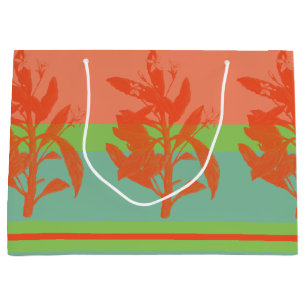 Bright and Fresh Tropical Colours Large Gift Bag