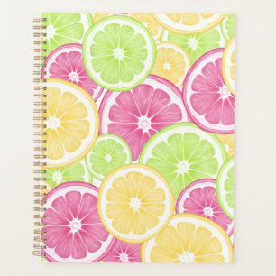 Bright and Fun Citrus Pop Summer Planner