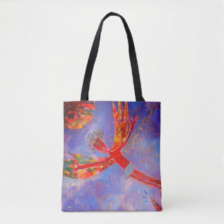 Bright and joyful tote bag