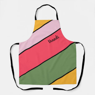 Bright and Vivid Colourful Personalized Apron
