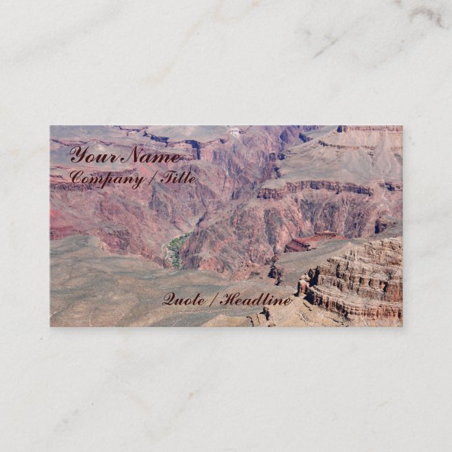 Bright Angel Trail Business Card (Front)