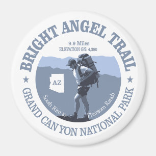 Bright Angel Trail (rd) Magnet