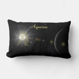 Bright Aquarius Lumbar Pillow