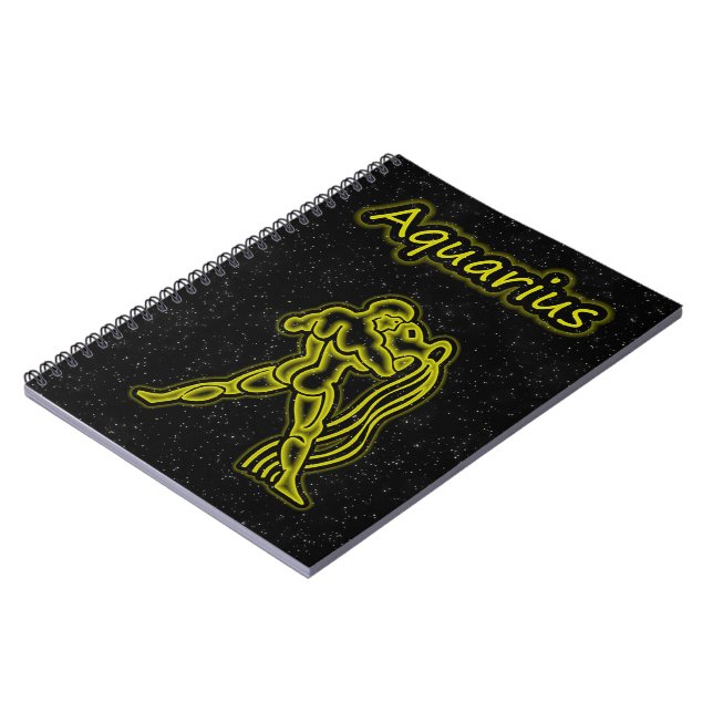 Bright Aquarius Notebook (Left Side)