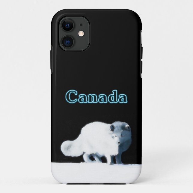 Bright Arctic Fox Case-Mate iPhone Case (Back)