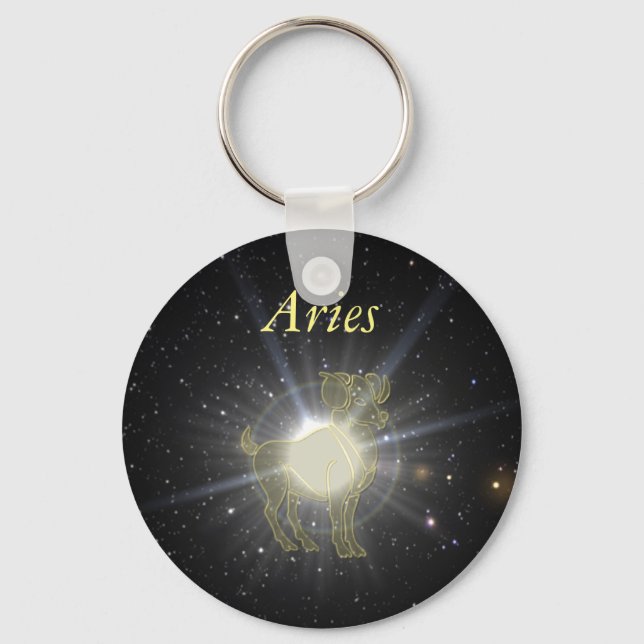 Bright Aries Keychain (Front)