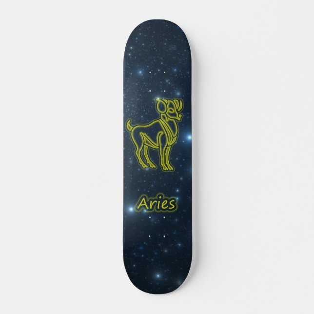 Bright Aries Skateboard (Front)