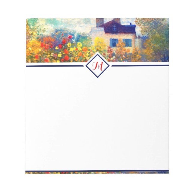 Bright artists garden Notepad (Front)