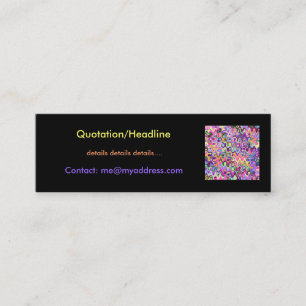 Bright Artists Skinny Profile Card
