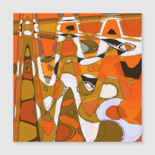 Bright autumn circles: abstract pattern.