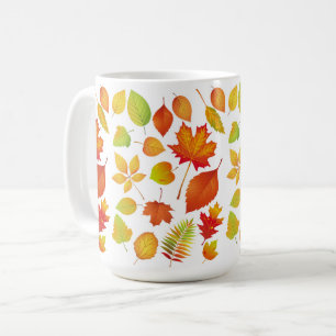 Bright Autumn Leaves Coffee Mug