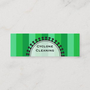 Bright Awnings Skinny Green Business Cards