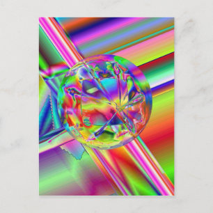 Bright Ball Slider Postcard