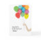 Bright Balloons Custom Happy Birthday Card