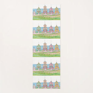 Bright Beach Cottage Yoga Mat