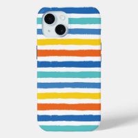 Bright Beachy Striped Pattern