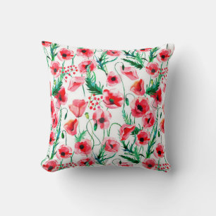 Bright beautiful wonderful summer autumn herbal fl throw pillow