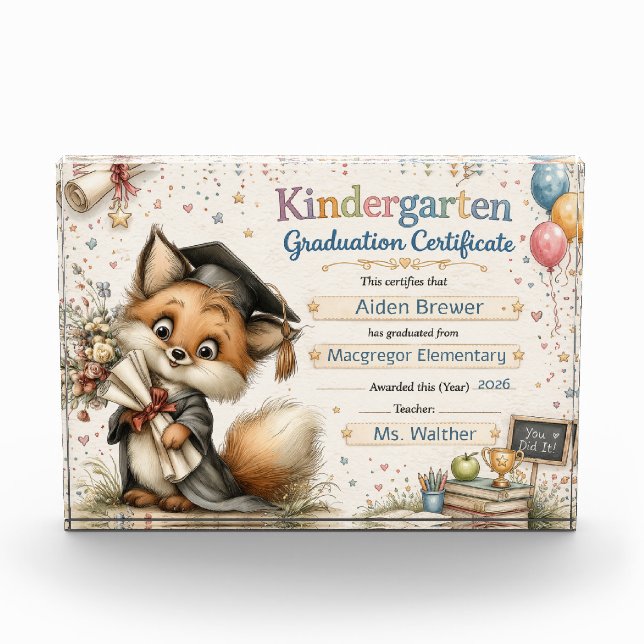 Bright Beginnings Celebration Photo Block (Front)