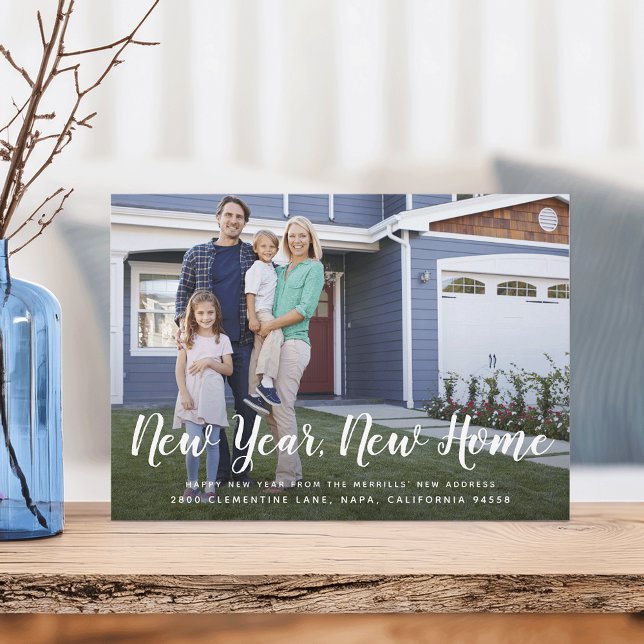 Bright Beginnings | New Year New Home Photo Card (Creator Uploaded)