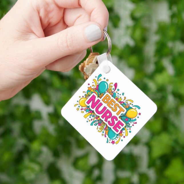 Bright Best Nurse Keychain (Hand)