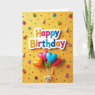 Bright Birthday Wish Art Card