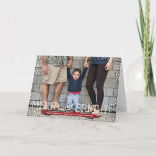 Bright Blizzard   Folded Greeting Card