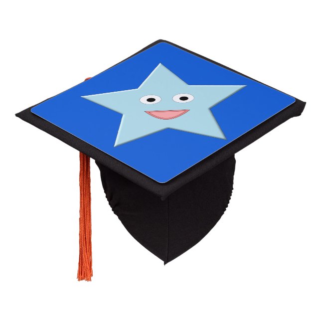 Bright Blue Celebration Star Topper (Angled)