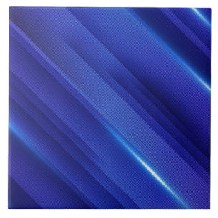 Bright blue gradient stripes pattern tile