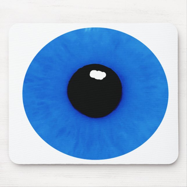 Bright Blue MousePad (Front)