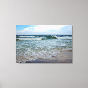 Bright Blue Ocean 1 Canvas Print