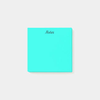 Bright Blue Post-it Notes