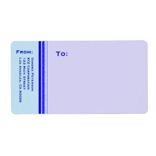 Bright blue stripe on pastel professional business